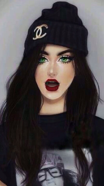 Girly M, Beautiful, Cartoon HD phone wallpaper