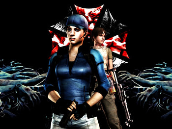 Jill/Rebecca V.2, resident, evil, jill, rebecca HD wallpaper
