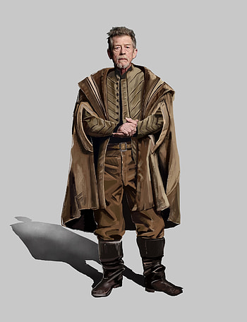 John Hurt, The Hollow Crown, Artstation study, Impressive artwork HD phone wallpaper