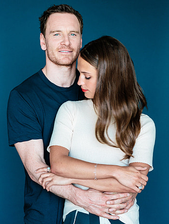 Alicia Vikander, Michael Fassbender, The New York Times HD phone wallpaper