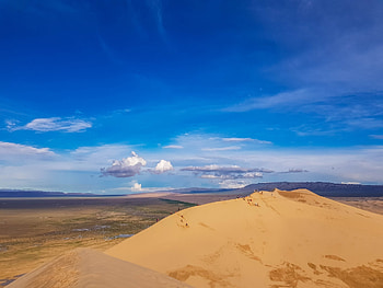 Dunes, Gobi Desert HD wallpaper