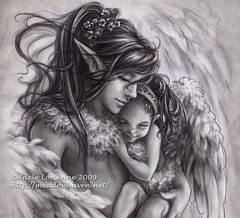 elfs, fairy, abstract, fantasy, angel, girl, elf HD wallpaper