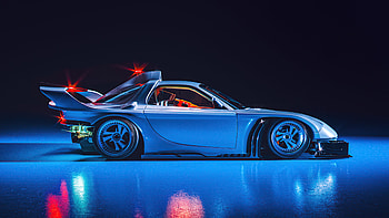 Scifi Future Car , cars, neon, scifi HD wallpaper
