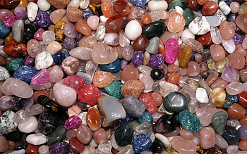 Gemstones, pebbles, colors, colorful, stones HD wallpaper