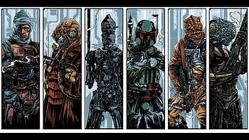 Star Wars, Bossk, IG 88, Boba Fett, Dengar / and Mobile Backgrounds HD wallpaper