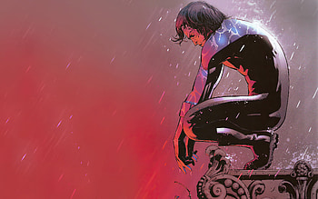 Nightwing Dick Grayson, nightwing, superheroes, artist, artwork, digital-art HD wallpaper
