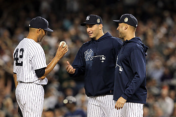 Derek Jeter and Andy Pettitte, Mariano Rivera HD wallpaper