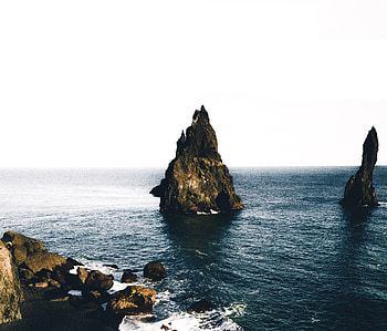Arch, coast, nature, sea HD wallpaper