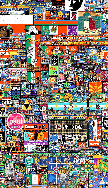 r/place 3, art, product HD phone wallpaper