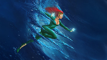 The Power Of Mera, mera, superheroes, digital-art, artwork, artstation HD wallpaper