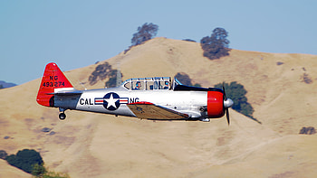 Airplane, Military, North American T 6 Texan, Aircraft, Military Aircraft HD wallpaper