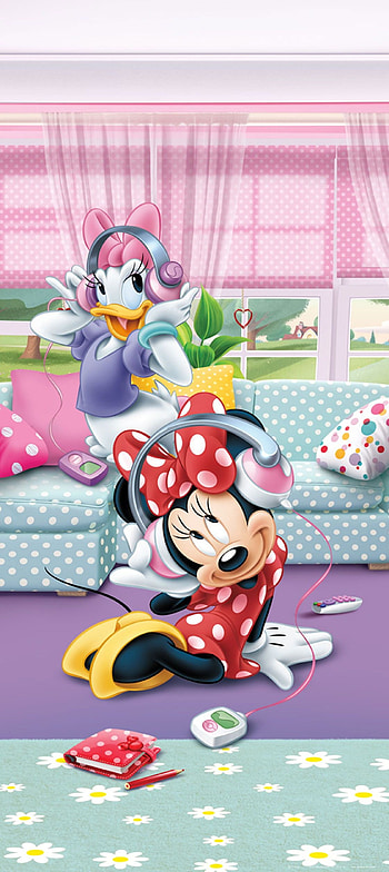 Daisy Duck, Minnie Mouse poster, Sanders and Sanders HD phone wallpaper