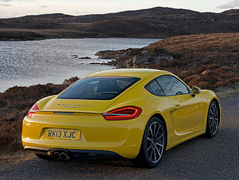 Porsche, Cars, Back View, Rear View, Cayman S HD wallpaper