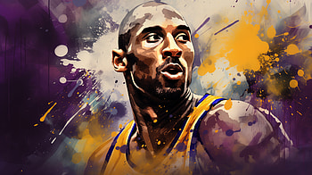 Kobe Bryant Artistic, Kobe Bryant, Sports HD wallpaper