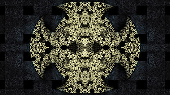 Abstract, Patterns, Dark, Stains, Spots, Kaleidoscope HD wallpaper