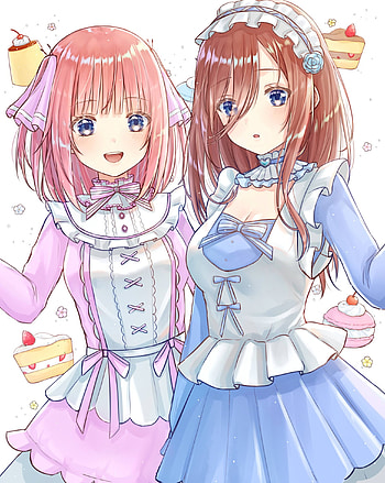 Nakano, Miku, go tobun no hanayome, the quintessential quintuplets, Nino HD phone wallpaper