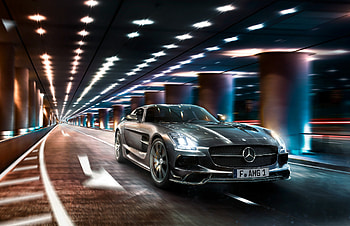 Mercedes SLS CGI, mercedes-benz, mercedes, cars, behance HD wallpaper
