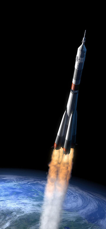 Space rocket, heat, spacecraft HD phone wallpaper