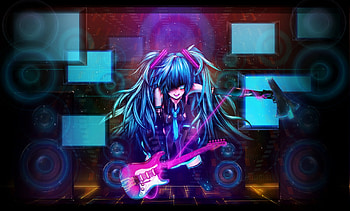 Vocaloid, miku, anime, hatsune HD wallpaper