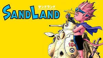 Sand Land Banner, Anime, Sand Land, Yellow Anime HD wallpaper