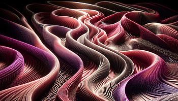 Waves of Color: Ultra Experience, Abstract, Digital Art, wave, colorful patterns, 3D rendering HD wallpaper
