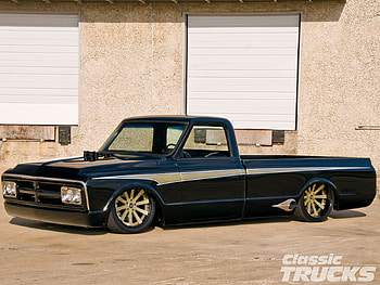 Gmc 72, classic, gm, dk blue, truck HD wallpaper