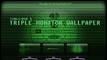 ... Fallout 4 - Single/Dual/Triple Monitor by foxgguy2001 HD wallpaper