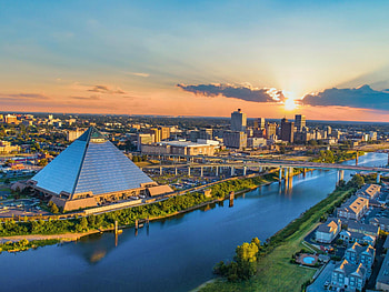 The Memphis Pyramid, Memphis Skyline HD wallpaper