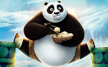 Cute Kung Fu Panda 3 HD wallpaper