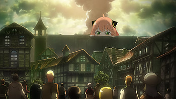 Attack On Titan - Anya, Spy x Family, Attack on Titan, Anya Forger HD wallpaper