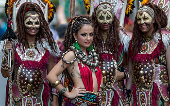 Brasil carnival, girl, red, woman, jewel, vicente concha HD wallpaper
