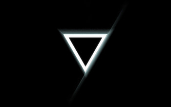Background, Minimalism, Triangle, Flipped Over, Reverse HD wallpaper