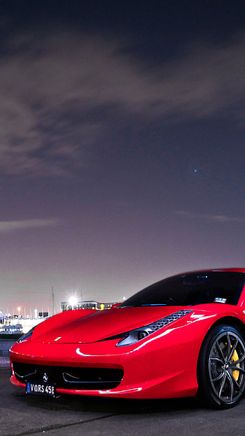 Ferari, Red Racer Car, Ferari Car HD phone wallpaper