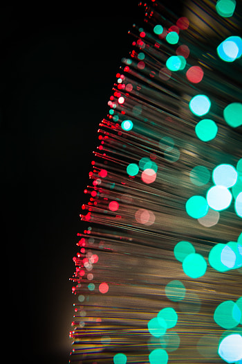 Lights, Macro, Glare, Glow, Thread, Bokeh, Boquet, Optical Fiber HD phone wallpaper