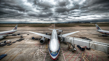 American Airlines, PC , Zoey Simpson HD wallpaper