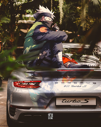 HATAKE KAKASHI, naruto, porsche HD phone wallpaper