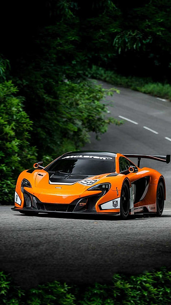 Car, Orange Sports Car HD phone wallpaper