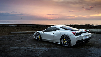 Ferrari 458 White, ferrari, cars, ferrari-458 HD wallpaper