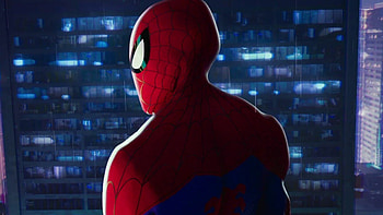 Spider-Man: Into the Spider-Verse, Animated superhero adventure, Multiverse exploration, Striking ry HD wallpaper