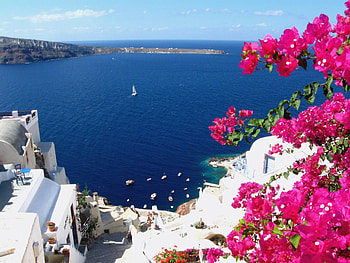 Greece , High-definition , Captivating beauty, Artistic graphs HD wallpaper