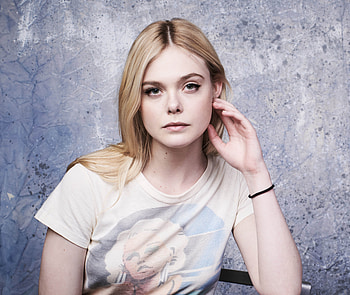 Elle Fanning, blonde, 2018 HD wallpaper