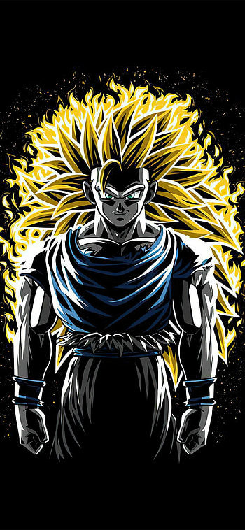 Dragon Ball Z, Super Saiyan Goku, Explosive battle, Anime HD phone wallpaper