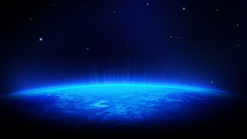 Blue Space @ HD wallpaper