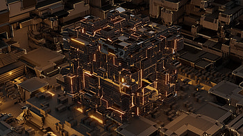 3D, Glow, Figure, Volume, Cube HD wallpaper