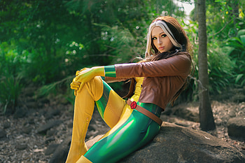 Rogue X Men Cosplay , rogue, superheroes, x-men, cosplay, deviantart HD wallpaper
