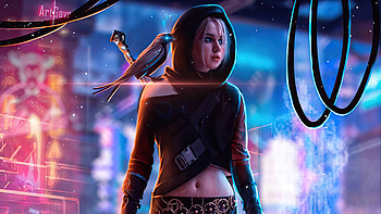Cyberpunk Ciri , the-witcher-3, ciri, cyberpunk, artist, artwork, digital-art HD wallpaper