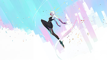 Vibrant Portrait Of Spider Gwen Stacy, gwen-stacy, superheroes, artwork, digital-art, artist, artstation HD wallpaper