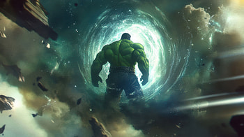 Hulk Conqueror Of World, hulk, superheroes, artwork, art, digital-art, ai, deviantart HD wallpaper
