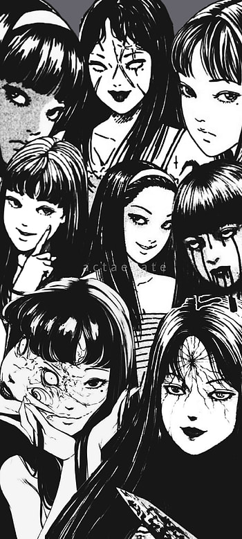 Tomie, horror, junjiito, twofaced, scary, horroranime, anime HD phone wallpaper