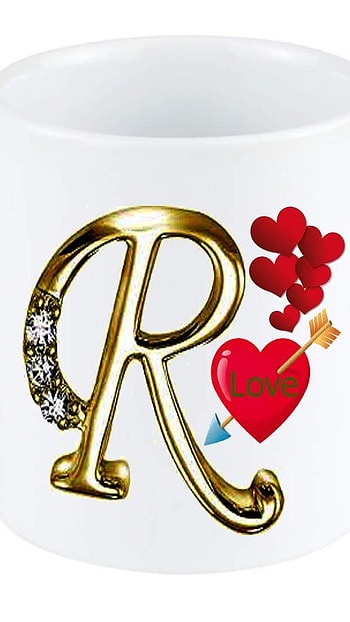 R Name Ka, Love, letter r, mug HD phone wallpaper